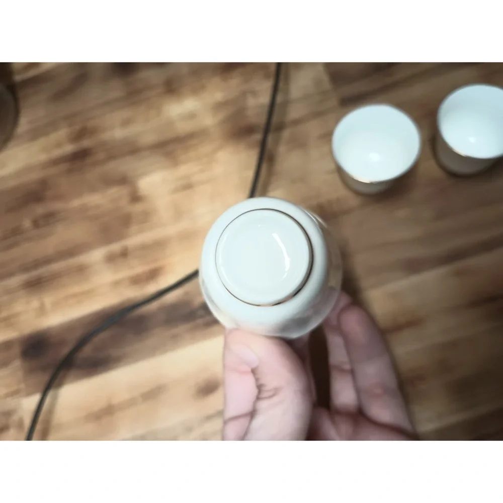Portable Tea Set Ceramic Teapot Set Storage‎ bag With Cloth